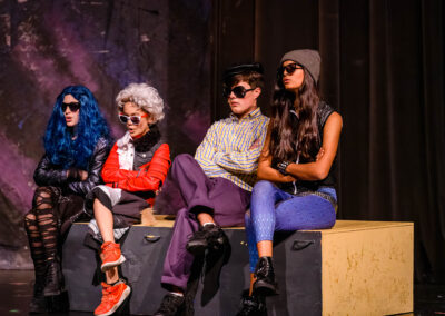Chillin Like a Villain with Evie, Carlos, Ben and Jay in PPPs production of Descendants the Musical