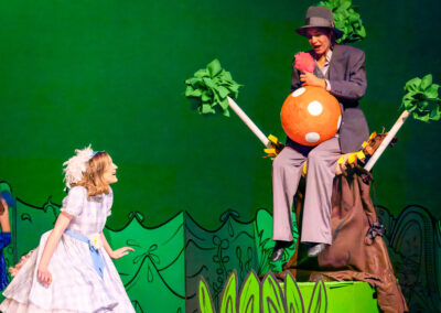 Emily Menell as Gertrude and Sophia Pavate as Horton All For You Pied Piper Players Seussical