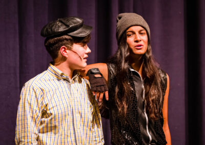 Sophia Pavate as Jay and Hunter Munroe as Ben in Chillin Like a Villain in PPPs Descendants the Musical